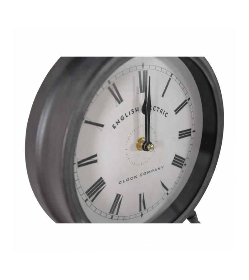 Tafelklok zwart Dundee 26x28x6 cm